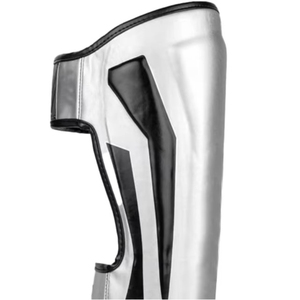 Protège-tibias en cuir pour le kick-boxing, pour adultes, arts martiaux, protection antidérapante, marron, qualité supérieure, Rash Guard en cuir - Product Image 2