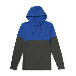 Sudadera con Capucha para Hombre, Estampada, Informal, para Exteriores, Forrada, de Poliéster/Algodón de 240 g/m², Sin Cordones, Color Liso, Talla Grande, OEM - Product Image 5