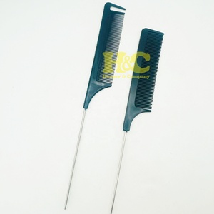 Peigne de coiffure en acier inoxydable de qualité supérieure, personnalisable, confortable, pour usage en salon de coiffure, logo professionnel personnalisé, Hooper - Product Image 5