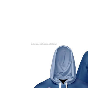 Sweat-shirts à capuche vierges pour impression, molleton haute densité, surdimensionnés, unis, vente en gros, mélange coton-polyester, unisexe - Product Image 3