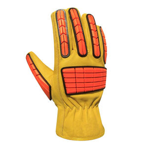 Guantes de piel de oveja para mujer, diseño urbano, para invierno, de cuero, transpirables, para conducir al aire libre, para almacén - Product Image 1