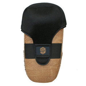Protège-tibias en cuir de haute qualité OEM pour Muay Thai et Kick Boxing, rembourrage épais, pour l'entraînement de Taekwondo - Product Image 3