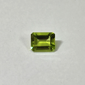 Pierres précieuses naturelles de péridot, émeraude octogonale, rectangulaire, facettées, non montées, pour la création de bijoux, olivine certifiée, 4x6, 5x7, 6x8, 7x9, 8x10 - Product Image 1