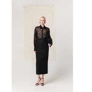 Nouvelle collection de chemisiers pour femmes, fabrication ODM, chemisier NOELLE FLORAL, élégant, manches longues, hauts et chemisiers pour femmes pour le printemps/été - Product Image 2