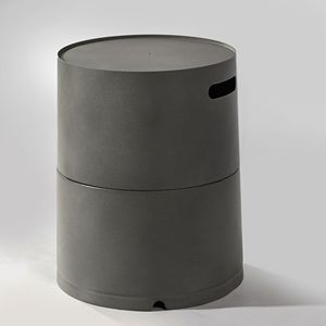 Copertura Rotonda in Acciaio per Serbatoio di Propano con Supporto Laterale Nascosto per Tavolino - Product Image 5