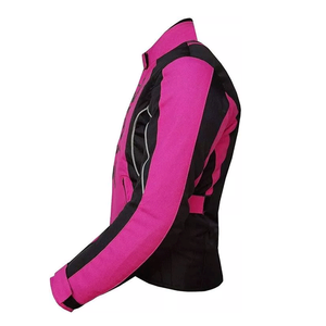 Ladies Custom Breathable Windproof <b>Plus</b> <b>Size</b> Printed Waterproof Cordura CE Armoured Motorbike Jacket & <b>Trouser</b> Set All Seasons - Product Image 4