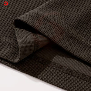 T-shirt décontracté en jersey de coton uni pour homme, manches régulières, col rond, impression de logo personnalisée - Product Image 5