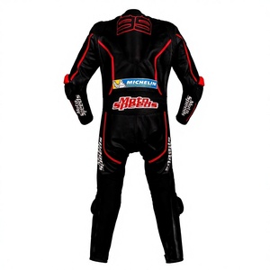 Traje de Carreras MotoCP de Cuero de Canguro/Vaca Personalizado Jorge Lorenzo Zonda, Traje de Una Pieza Profesional con Triple Costura - Product Image 2