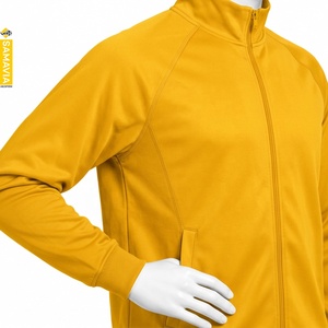 Ensemble de jogging décontracté pour homme SAMAVIA, éco-responsable, séchage rapide, poids moyen, hiver, fermeture éclair intégrale, col montant, couleur unie, polyester - Product Image 4