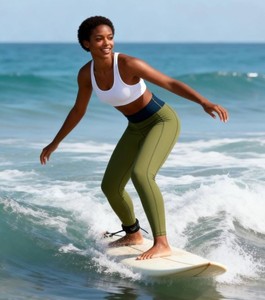 Leggings de sport respirants à taille haute pour hommes - Résistants à l'eau et à séchage rapide, motif uni, qualité supérieure - Product Image 2