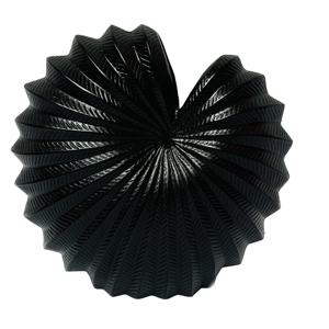 NOUVEAU Vase à fleurs indien moderne en aluminium et métal Pot de fleurs élégant Décoration pour table Jardinière à vendre | NOIR ET OR - Product Image 1