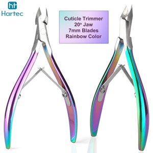 Cortacutículas de Moda con Diseño Arcoíris Multicolor, Recubrimiento de Titanio, Acero Inoxidable Afilado, Herramienta de Belleza para el Cuidado de las Uñas - Product Image 2