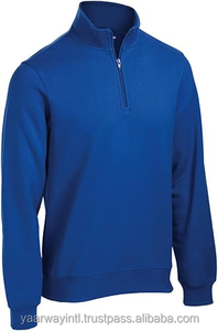 Sweat-shirt décontracté à capuche et fermeture éclair quart de tour en tissu tissé pour homme – Grande Vente Hiver - Product Image 4
