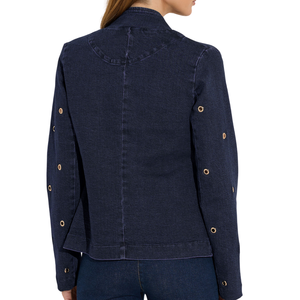 Chaqueta Vaquera Casual Lavada para Mujer Tallas Grandes, Otoño/Invierno/Verano, 100% Algodón, Tejido Transpirable, Venta al por Mayor, Muestra Gratis - Product Image 5