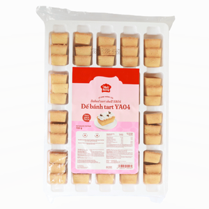 ทาร์ตอบสำเร็จรูปคุณภาพสูง ขนมหวานแช่แข็ง ทาร์ตไข่อบเปลือกบาง รุ่น YA04 720 กรัม สำหรับร้านเบเกอรี่ ใช้ฮาลาล รับผลิตแบบ OEM/ODM ราคาส่งสุดคุ้ม - Product Image 1