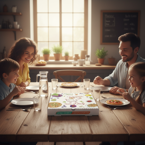 Custom Printing Personalized <b>Pizza</b> <b>Box</b> for Food Packaging Corrugated Paper <b>Pizza</b> <b>Box</b> with Custom Logo for Restaurant Use - Product Image 4