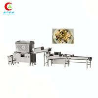 Machine à crêpes à farine entièrement automatique, machine à faire des feuilles de samosa à domicile, machine à faire des feuilles de lumpia, machine à faire des rouleaux de printemps avec chauffage au gaz
