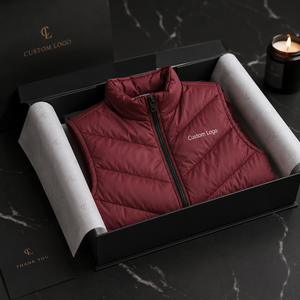 Stylish men <b>puffer</b> <b>vest</b> made with premium padded insulation durable outer fabric comfortable fit and cozy warmth for travel - Product Image 6