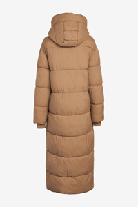 Veste longue matelassée décontractée pour femme, résistante à l'eau, rembourrage en polyester, veste chaude à capuche - Product Image 3