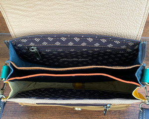 Bolso cruzado de cuero genuino de grano completo de gran capacidad de alta calidad a la moda para mujer, bolso de diseñador de lujo de piel de vaca Vintage - Product Image 5