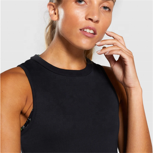 Camiseta de yoga ligera personalizada para mujer, camiseta de entrenamiento físico de manga corta y larga, ropa deportiva de yoga sin costuras - Product Image 3