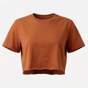 เสื้อกล้ามครอปผ้าฝ้ายสำหรับผู้หญิง เสื้อยืดออกกำลังกาย ลายพิมพ์ไทได ผ้าริบ แต่งลายพิมพ์ตามสั่ง เสื้อคอมเพรสชั่นสำหรับฤดูร้อน - Product Image 1