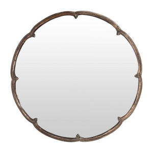 Espejo de Pared Arqueado con Marco Metálico de Diseño – Espejo Moderno de Lujo para Decoración de Interiores - Product Image 2