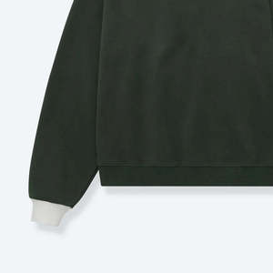 Pull-over en maille à col montant pour femme, couleur unie, manches longues, décontracté, pour l'automne, 100% tricot, coupe oversize, personnalisable - Product Image 3