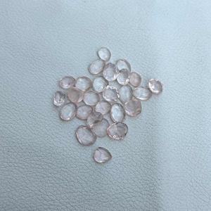 Piedra preciosa de corte Marquesa facetada de cuarzo rosa Natural de 2x4mm, precio al por mayor, piedra de cristal semipreciosa certificada IGI al mejor precio - Product Image 1