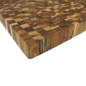 Modern <b>Solid</b> <b>Wood</b> Customized Kitchen CounterTop Fire Resistant Non-Toxic Water Resistant Eco-Friendly <b>Wood</b> Finish - Product Image 1