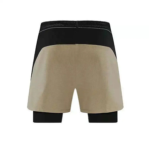 Shorts unisexe en molleton bouclette double avec fermeture éclair, effet vieilli, délavage, haute qualité, grammage lourd, personnalisable avec logo – Vente en gros - Product Image 6