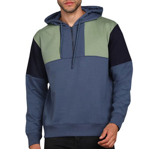 เสื้อฮู้ดซิปครึ่งตัวผู้ชาย ดีไซน์ทันสมัย รุ่นพื้นฐาน ปี 2026 ผลิตตามสั่ง ดีไซน์ล่าสุด สำหรับผู้ใหญ่ - Product Image 1