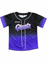 Maillot de baseball unisexe Marter Industry, sublimé, anti-humidité, uniforme d'équipe, manches courtes, grandes tailles, été