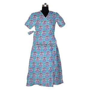 Cotton Kimono Bathrobe For Women Beachwear Nightwear Summer Gift Idea Bathrobe For Summer - Product Image 3