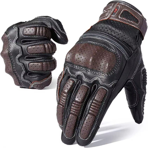 Guantes Deportivos de Motocicleta de Cuero con Logotipo Personalizado, Guantes de Carreras de Motocicleta, Guantes Profesionales para Carreras de Motocicleta - Product Image 1