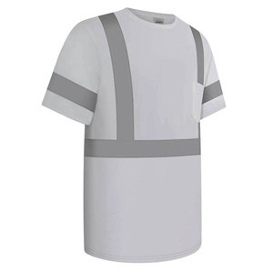 Camiseta de Seguridad Econex Deportiva para Hombre, Azul, de Algodón, Reflectante, Transpirable, de Secado Rápido, Antiarrugas, de Alta Visibilidad, con Serigrafía - Product Image 2