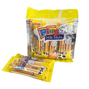 Biscuits au lait de bâton de pingo cuits au four goût crémeux 186G sac jaune meilleur prix - Product Image 4