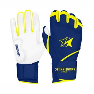 Gants de frappe personnalisés pour jeunes et adultes, en cuir de qualité supérieure, pour le baseball, avec une adhérence professionnelle, durables et performants, en cuir Cabretta. - Product Image 6