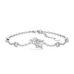 REYES Wholesale D Color VVS Moissanite Link Chain Bracelet Hip Hop 925 Sterling Silver Wedding Anniversary Gift Fine Jewelry - Product Image 1
