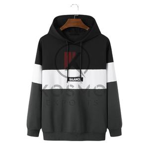 เสื้อฮู้ดผ้าฝ้ายแบบสั่งตัดได้สำหรับผู้ชาย, เสื้อฮู้ดผ้าฟลีซแบบปกติอบอุ่นมีฮู้ดผ้าย้อมสีธรรมดากันน้ำระบายอากาศได้ดี - Product Image 1