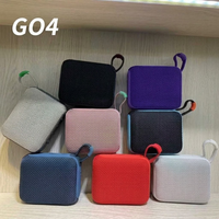 Haut-parleur portable GO4 4ème génération, design brique dorée, basses profondes, étanche IPX4, batterie intégrée pour les voyages et la maison