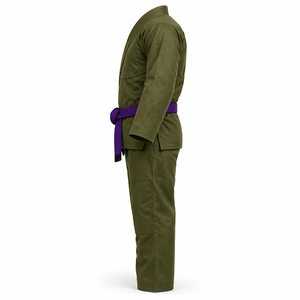 Kimonos verdes de BJJ con diseño personalizado y bordado, uniforme de Jiu Jitsu brasileño, kimono de Jiu Jitsu brasileño, kimono tatami shoyoroll. - Product Image 4