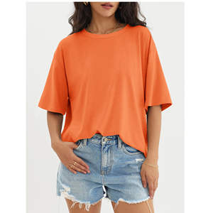 Camiseta con corazón de amor para mujer, camiseta roja de San Valentín, regalos de San Valentín, camisetas informales con corazones, nuevo estilo, camiseta con cuello redondo - Product Image 1