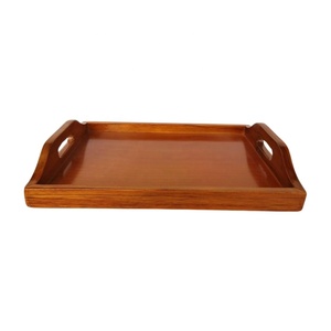 Vendedor caliente, venta al por mayor, bandeja de madera de acacia, bandeja redonda para servir para hotel y restaurante, respetuoso con el medio ambiente - Product Image 6