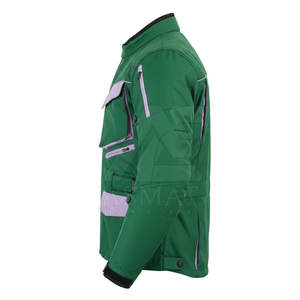 Chaqueta de Motociclista de Cuero Transpirable de Primera Calidad, Hecha a Medida, OEM, para Venta - Product Image 3