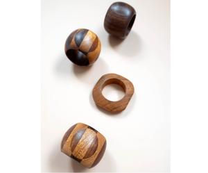 Porte-serviettes élégant et écologique en bois pour fêtes, restaurants, hôtels, usage domestique et décoration de table de cuisine, haute qualité - Product Image 1