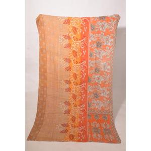 Colcha Kantha Gudri de Algodón Multicolor, Hecha a Mano, Reversible, para Cama, Decoración Étnica India para el Hogar - Product Image 2