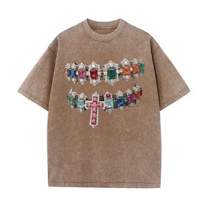 Camiseta Oversize para Hombre, de Algodón, Manga Corta, Hombros Caídos, Ajuste Holgado, Estilo Urbano - Product Image 1