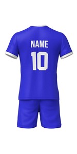 เสื้อฟุตบอลวินเทจตาข่ายขนาดใหญ่พิเศษ ขายส่ง เสื้อเด็กสไตล์เรโทร ชุดฟุตบอลเด็ก ชุดยูนิฟอร์มฟุตบอล - Product Image 2