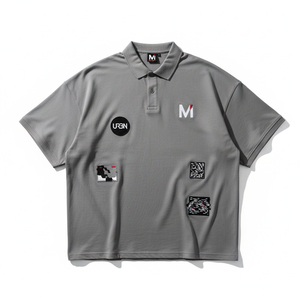 เสื้อโปโลตาข่ายระบายอากาศสำหรับผู้ชาย เสื้อโปโลเทคเย็นสบายสำหรับฤดูร้อน คุณภาพสูง ขายส่ง รับทำโลโก้ เสื้อผ้ากีฬาน้ำหนักเบา - Product Image 1